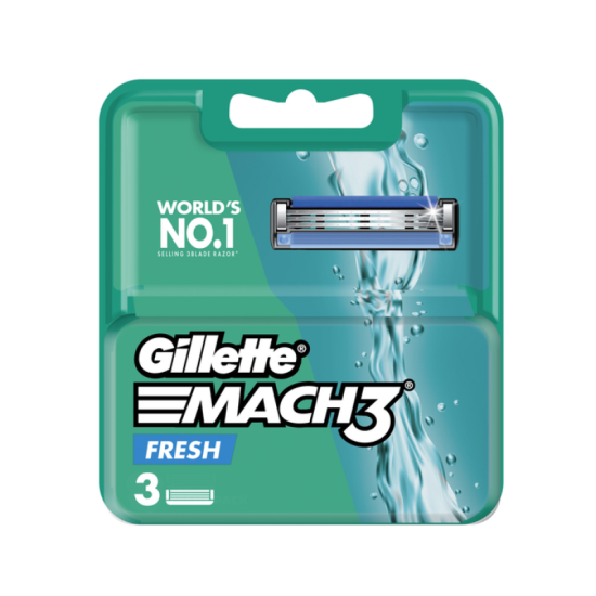 GILLETTE MACH3+ BLADES REFILL 3'S