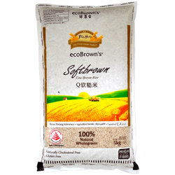 ECOBROWN'S SOFTBROWN BROWN RICE 5KG ECOBROWN'S SOFTBROWN BROWN RICE 5KG