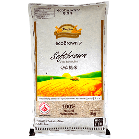 ECOBROWN'S SOFTBROWN BROWN RICE 5KG