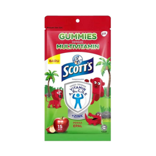 SCOTT'S GUMMIES MULTIVITAMIN APPLE 15'S