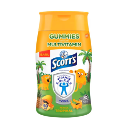 SCOTT'S GUMMIES MULTIVITAMIN TROPICAL 60S SCOTT'S GUMMIES MULTIVITAMIN TROPICAL 60S