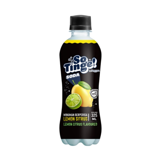 SPRITZER SO TINGE LEMON FRUIT DRINK 325ML