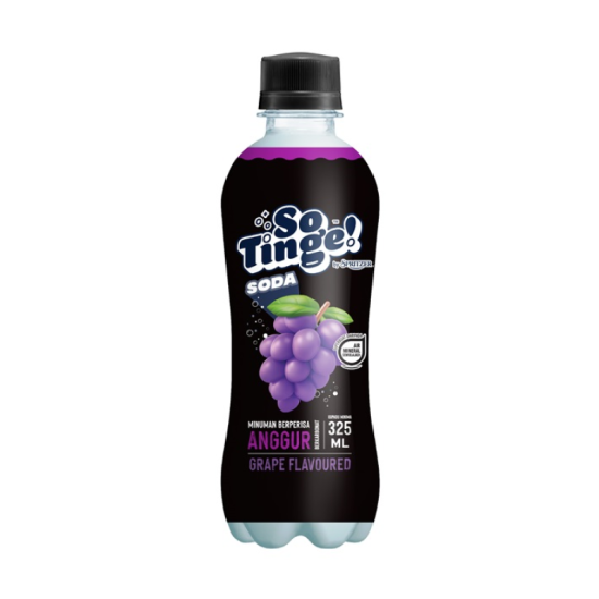 SPRITZER SO TINGE GRAPE FRUIT DRINK 325ML