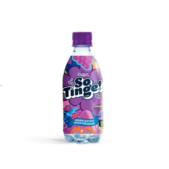 SPRITZER SO TINGE GRAPE FRUIT DRINK 325ML