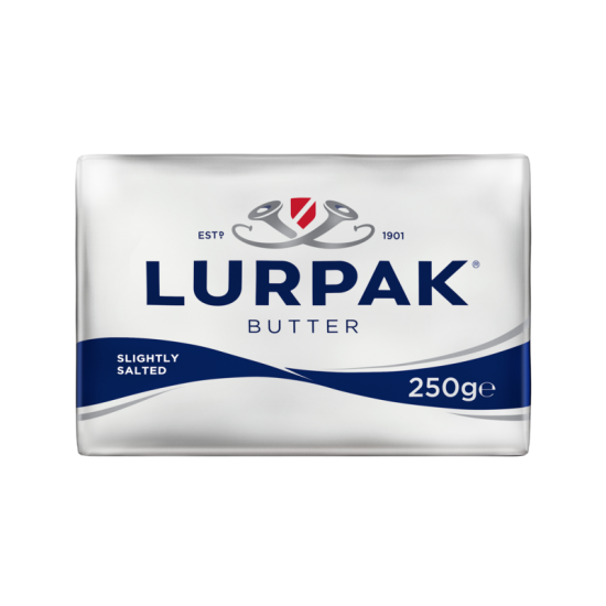 LURPAK BUTTER IN FOIL SALTED 250G