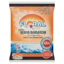 FLORAL BERAS BASMATHI 5KG FLORAL BERAS BASMATHI 5KG