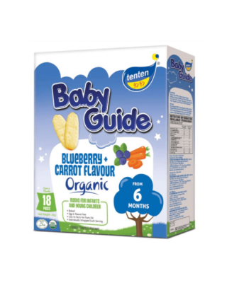 TENTEN BABY GUIDE ORGANIC BLUEBERRY & CARROT 36G