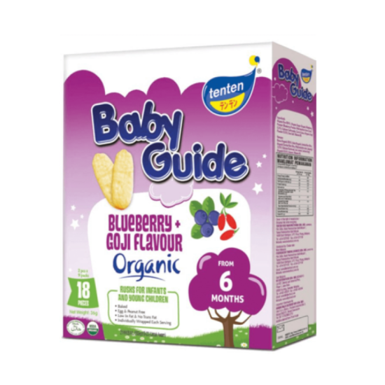 TENTEN BABY GUIDE ORGANIC BLUEBERRY & GOJI 36G
