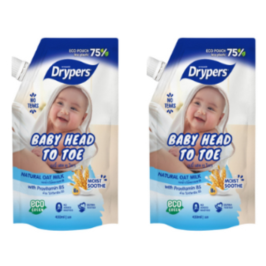 DRYPERS HEAD TO TOE OAT 450ML*2