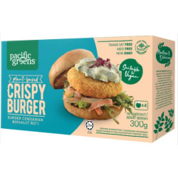 PACIFIC GREENS CRISPY BURGER 300G PACIFIC GREENS CRISPY BURGER 300G