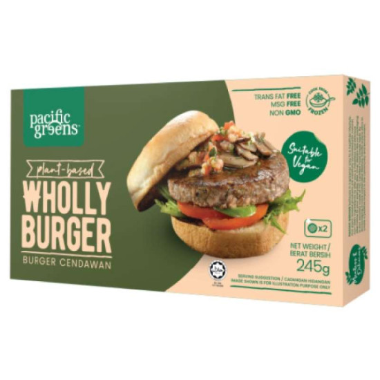 PACIFIC GREENS WHOLLY BURGER 245G