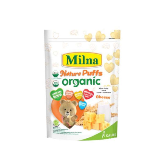 MILNA NATURE PUFF ORGANIC CHEESE 15G