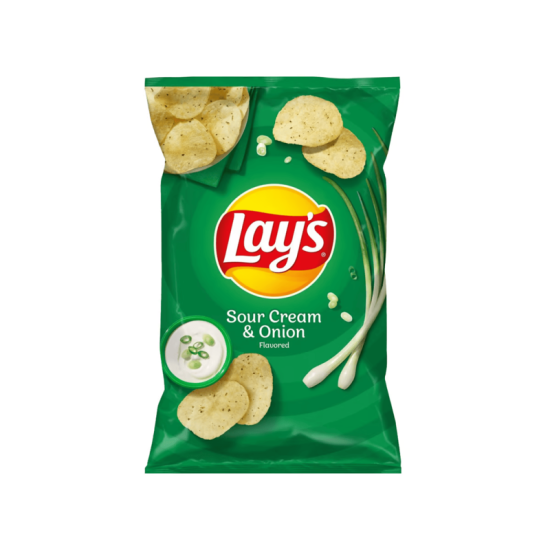 LAYS SOUR CREAM & ONION 170GM