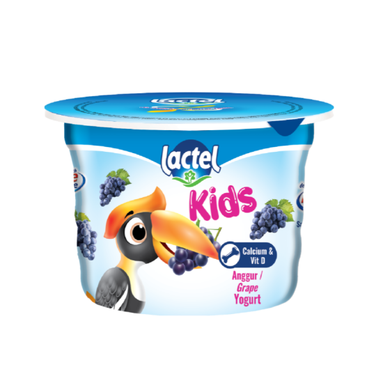 LACTEL KIDS YOGURT GRAPE 100G