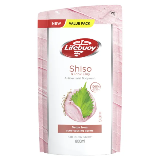 LIFEBUOY BODY WASH (REFILL) PINK CLAY 800ML