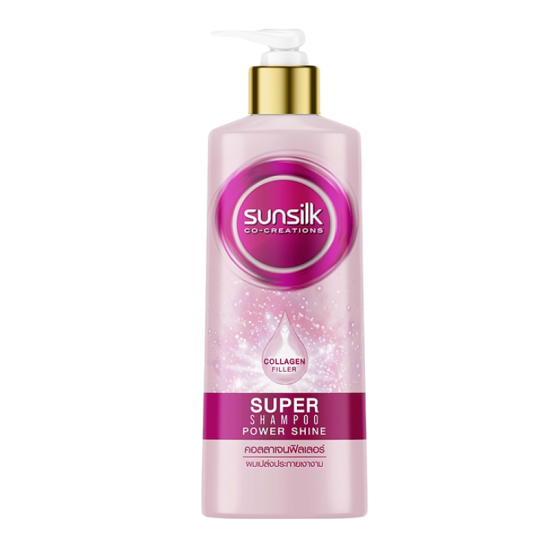 SUNSILK COLLAGEN SHAMPOO POWER SHINE 380ML