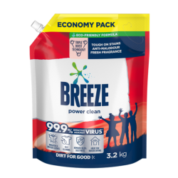 BREEZE LIQUID (REFILL) POWER CLEAN 3.2KG BREEZE LIQUID (REFILL) POWER CLEAN 3.2KG
