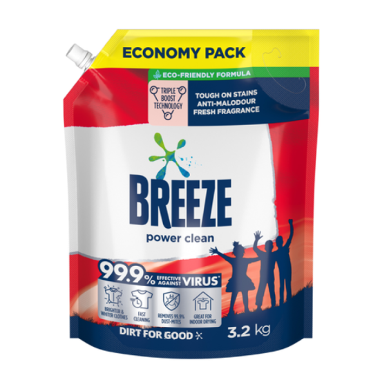 BREEZE LIQUID (REFILL) POWER CLEAN 3.2KG