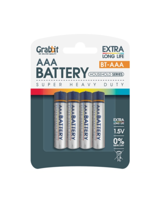 GRABBIT AAA BATTERY 4PCS