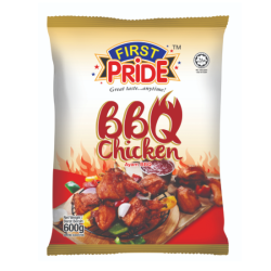 FIRST PRIDE FULL COOKED ROASTED BBQ CHICKEN 600G FIRST PRIDE FULL COOKED ROASTED BBQ CHICKEN 600G