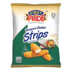 FIRST PRIDE CHICKEN STRIPS 500G FIRST PRIDE CHICKEN STRIPS 500G