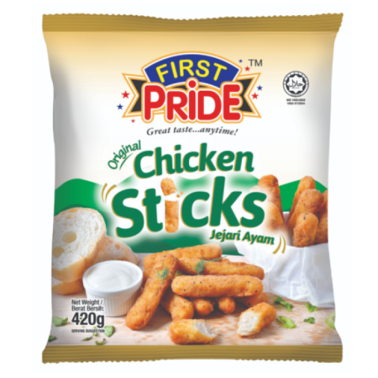 FIRST PRIDE ORIGINAL CHICKEN STICKS 420G