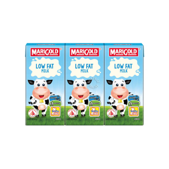 MARIGOLD UHT LOW FAT MILK 200ML*3