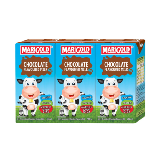MARIGOLD UHT CHOCOLATE MILK 200ML*3
