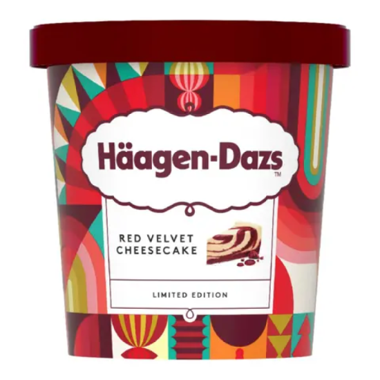 HAAGEN DAZS RED VELVET CHEESECAKE 420ML HAAGEN DAZS RED VELVET CHEESECAKE 420ML