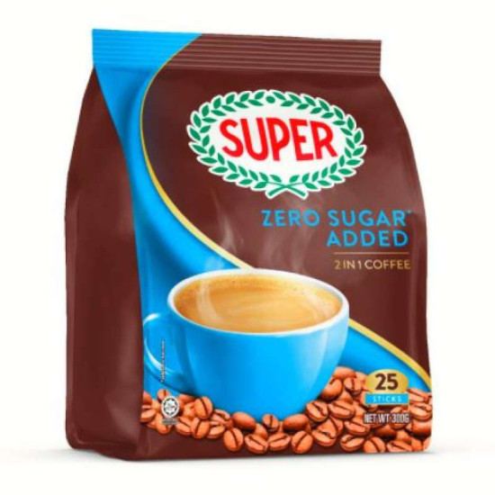 SUPER 2IN1 ZERO SUGAR COFFEE 12G*25