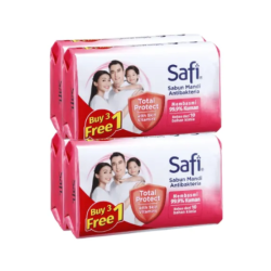 SAFI SOAP TOTAL PROTECT 100G*3+1