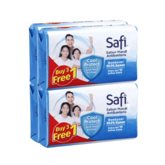 SAFI SOAP COOL PROTECT 100G*3+1