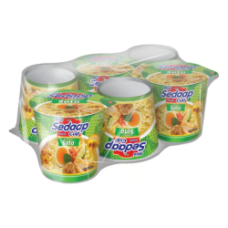 MI SEDAAP CUP MULTIPACK SOTO 81GM*6 MI SEDAAP CUP MULTIPACK SOTO 81GM*6