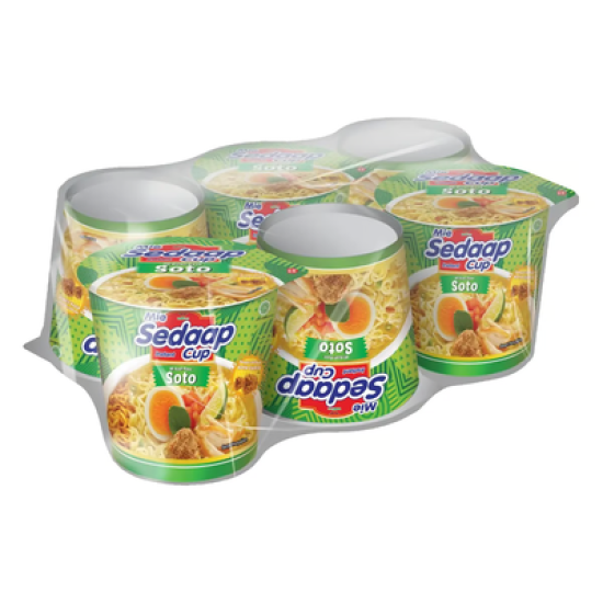 MI SEDAAP CUP MULTIPACK SOTO 81GM*6