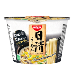 NISSIN JAPANESE RAMEN BOWL - KYUSHU BLACK 110GM NISSIN JAPANESE RAMEN BOWL - KYUSHU BLACK 110GM