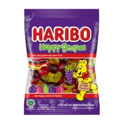 HARIBO HAPPY GRAPES 80GM HARIBO HAPPY GRAPES 80GM