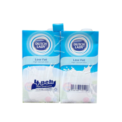 DUTCH LADY UHT SHRECO LOW FAT MILK 1L*4's DUTCH LADY UHT SHRECO LOW FAT MILK 1L*4's