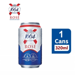 KRONENBOURG 1664 ROSE BEER CAN 320ML KRONENBOURG 1664 ROSE BEER CAN 320ML