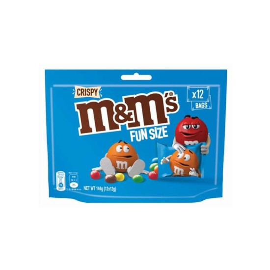 M&M CRISPY FUNSIZE 144GM