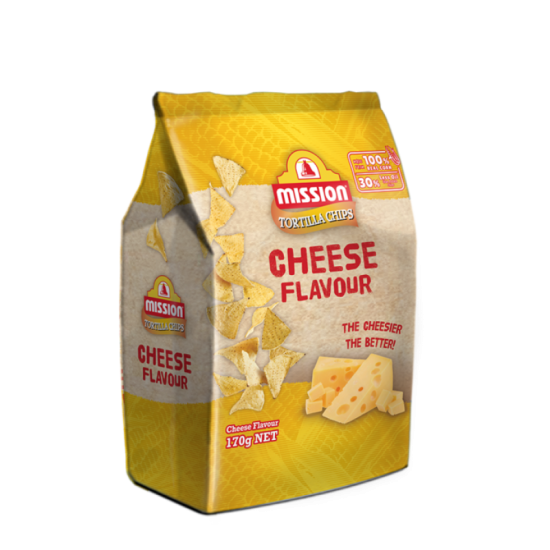 MISSION CHIPS CHEESE 170GM