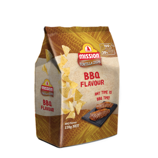 MISSION CHIPS BBQ 170GM