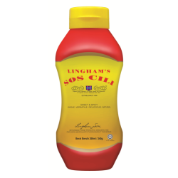 LINGHAM'S CHILLI SAUCE SQUEEZE 340GM LINGHAM'S CHILLI SAUCE SQUEEZE 340GM