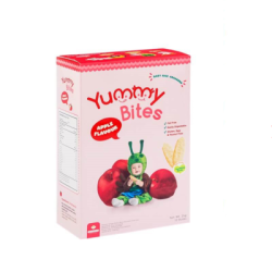 YUMMY BITES RICE CRACKERS APPLE 25G YUMMY BITES RICE CRACKERS APPLE 25G