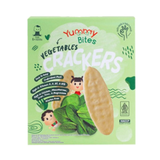 YUMMY BITES RICE CRACKERS VEGETABLE 25G