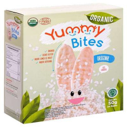 YUMMY BITES RICE CRACKERS ORIGINAL 50G YUMMY BITES RICE CRACKERS ORIGINAL 50G