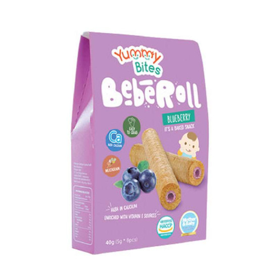 YUMMY BITES BEBEROLL BLUEBERRY 40G