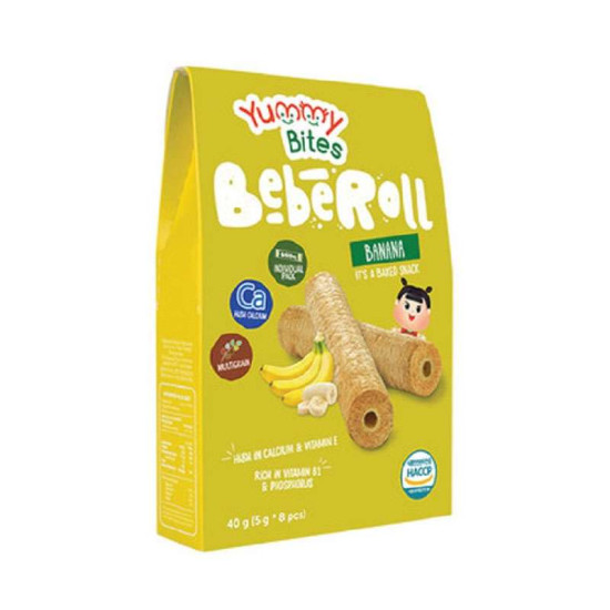 YUMMY BITES BEBEROLL BANANA 40G