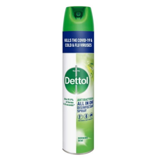 DETTOL DISINFECTANT SPRAY MORNING DEW 680ML