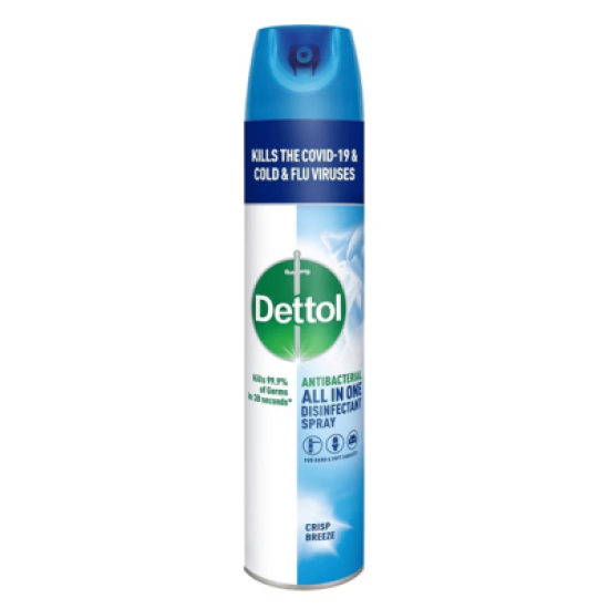 DETTOL DISINFECTANT SPRAY CRISP BREEZE 680ML