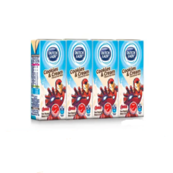 DUTCH LADY MILK UHT COOKIES CRM CBB 180ML*4 DUTCH LADY MILK UHT COOKIES CRM CBB 180ML*4